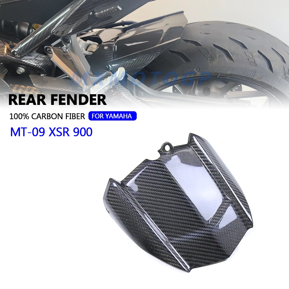 For YAMAHA MT 09 MT09 XSR900 2014 2015 2016 2017 2018 2019 2020 100% 3K Carbon Fiber Rear Fender Fairing Motorcycle Accessories