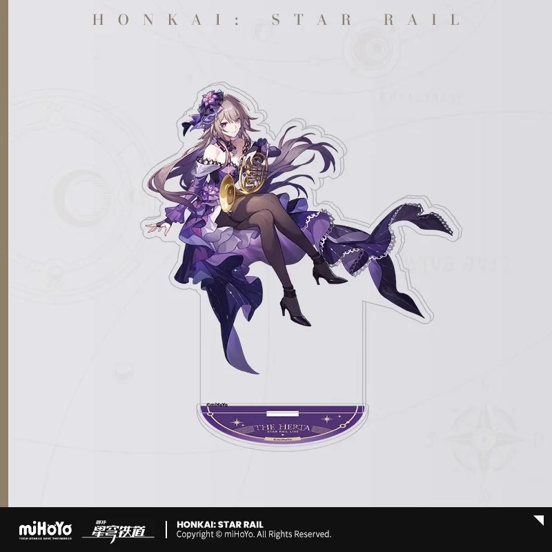 [حقيقي] لعبة miHoYo Honkai Star Rail سلسلة حية أكريليك ستاندي الأحد كاستوريس Acheron زخرفة كرتونية هدايا عيد الميلاد