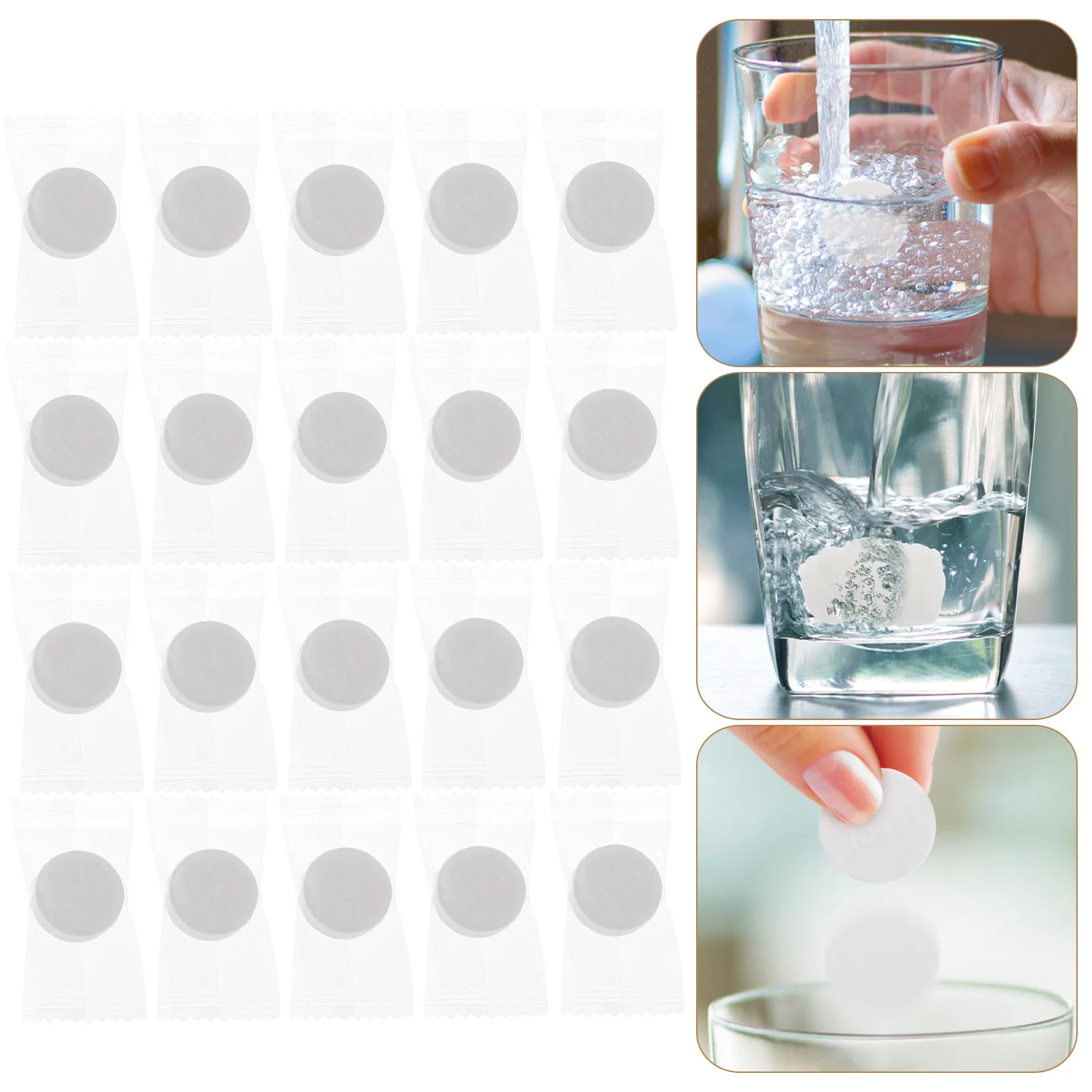 20 قطعة مناشف الوجه المضغوطة مناشف المتاح مرنة الجلد ودية السفر تنظيف الوجه الأنسجة عالية الامتصاص DIY بها بنفسك #4