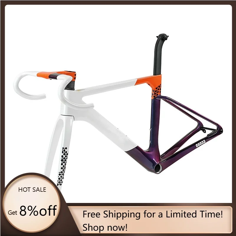 

STLF R18 700C Pneumatic ultra Light Carbon Fiber Frame Disc Brake, Suitable for Road and BMX Bicycles, Made of Carbon Fiber