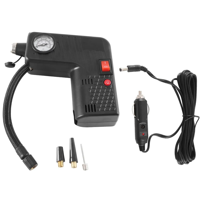 

Unique YX-301 Multifunctional Air Pump Car Air Pump Portable Air Pump Auto Supplies Accessories Black