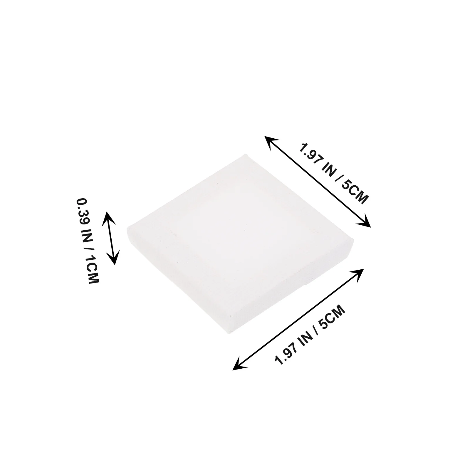 12 قطعة لوحات قماشية صغيرة للرسم الزيتي إطارات ممتدة فارغة لوحات فنية ذاتية الصنع لوازم الطلاء الزيتي إطارات نقالة الفنون