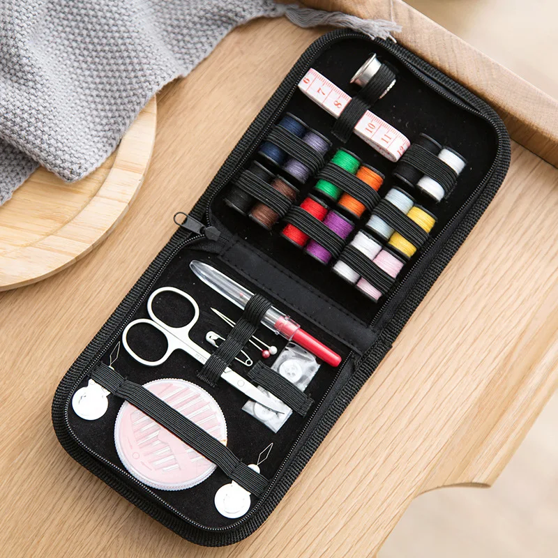Strumenti creativi per cucire fatti a mano Scatola per aghi da viaggio Set da 10 pezzi Scatola per aghi da cucito portatile per la casa Borsa per aghi Accessori per cucire
