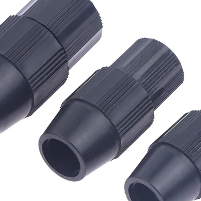 1Pc Plastic Telescopic Tube Connector Dip Net Pole Telescoping Pipe Twist Clamp Fixed Lock For DIY Carbon Fiber Tube