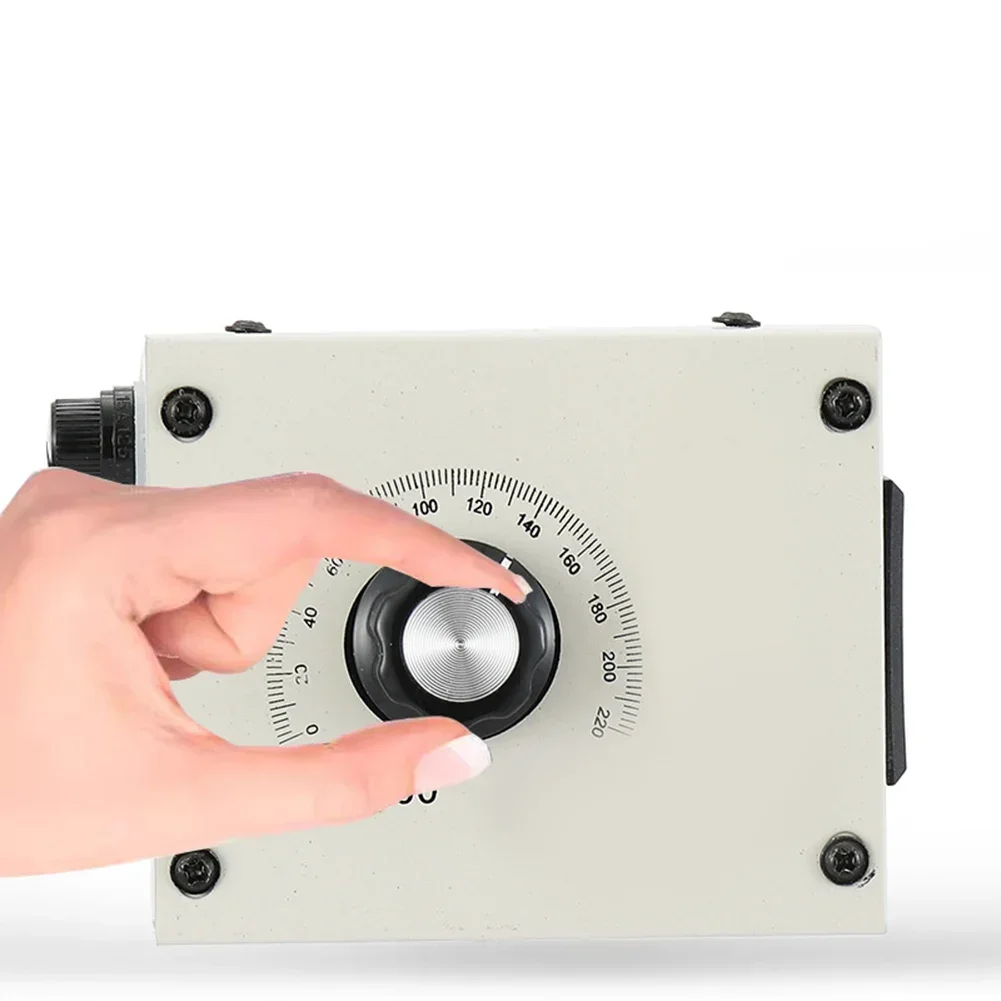 Reguladores de velocidad AC220V Reguladores de voltaje de tiristor de alta potencia con carcasa de aislamiento ignífugo 2500W para cables calefactores