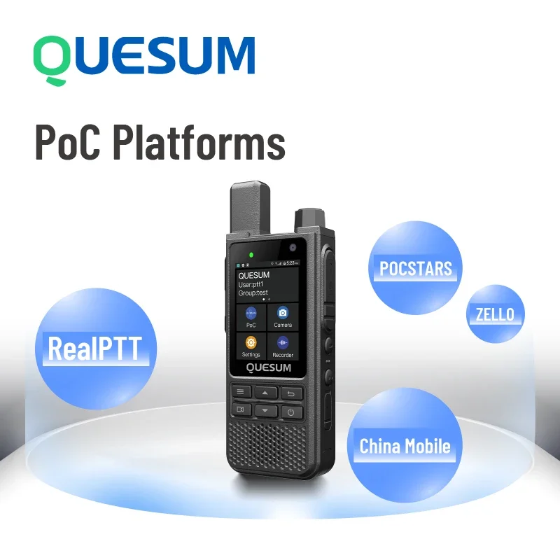 

New Communication Intercom Cheap Handheld 4G Push-To-Talk POC Two Way Radio POC Walkie Talkie Wifi Radio With SIM Card GPS