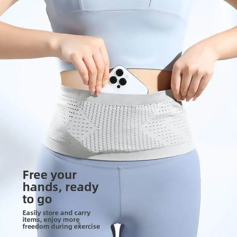 

High Elasticity Sport Waist Bag for Women Running Mobile Phone Bag Fitness Outdoor Multi-Function Durable Invisible Belt Bag