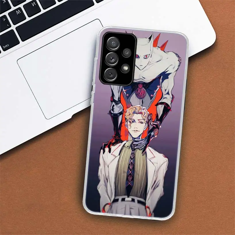 Anime JoJo Killer Queen Phone Case For Samsung Galaxy A51 A71 A50 A70 A40 A30 A20E A10 A41 A31 A21S A11 A01 A6 A8 + A7 A9 Plus