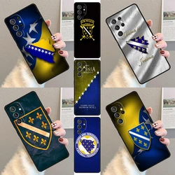 Bosnia and Herzegovina Flag Phone Case For Samsung Galaxy S25 S23 S30 S21 S20 FE S24 S22 Ultra Note 10 20 Plus Cover lite