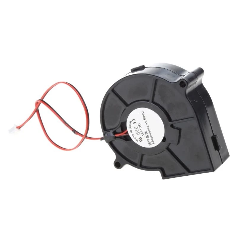 G6DD 75mmx30mm for DC 12V 0.24A 2-Pin Computer Sleeve-Bearing Blower Cooling Fan 7