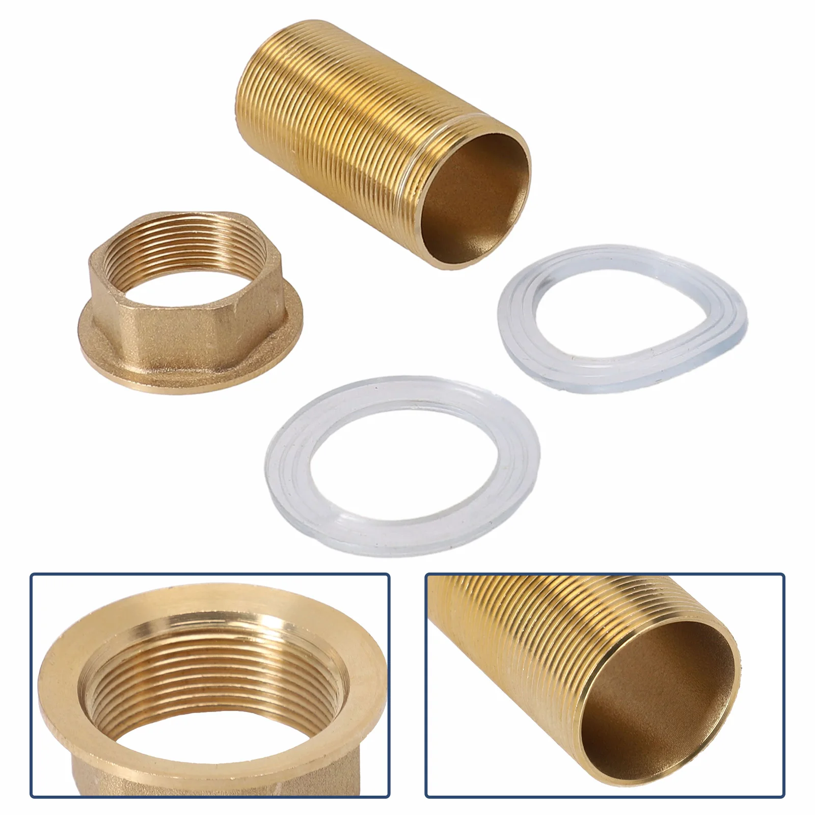 Repair kit Repair Kit Easy DIY Repair Fitting Kit for Kitchen Basin Mixer Tap Includes Threaded Brass Tube Nut