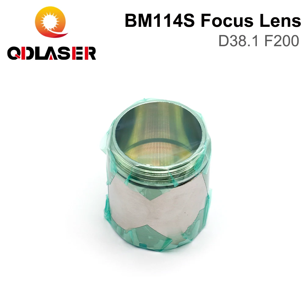 Raytools D38.1 F200 Collimating Focus Lens with Holder for BM114 / BM114S Fiber Laser Cutting Head Parts