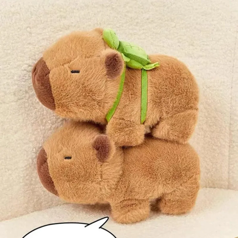 Capybara Plush Papa Circle Simulation Anime Fluffty Stuffed Animals Wrist Hug Plush Soft Doll Birthday Teenager Gift Toys