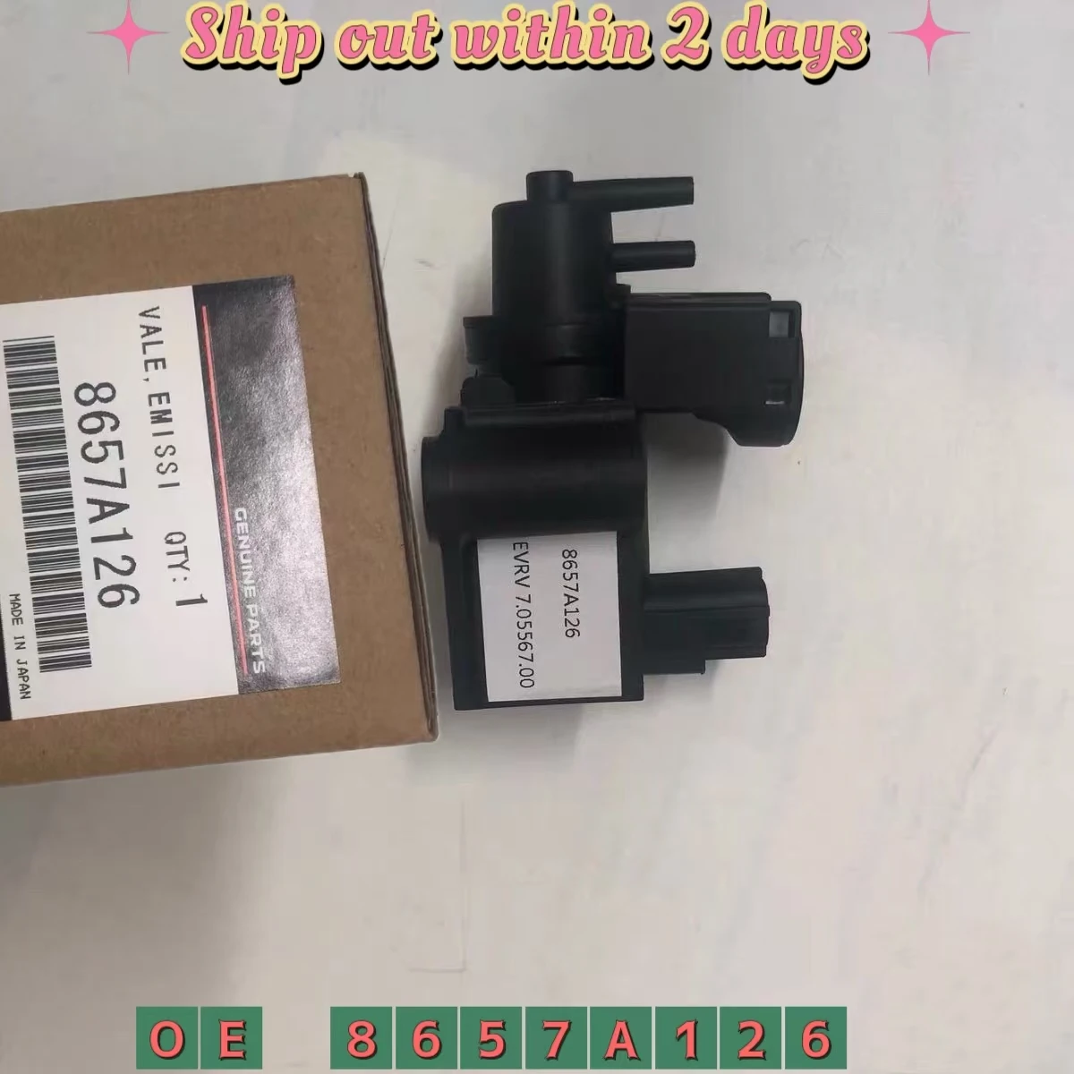 Emission Vacuum Control Valve For Mitsubishi Nativa Montero KS1W L200 Triton KL1T KL2T 4N15 Pajero Sport MK3 2.4L DI-D 8657A126