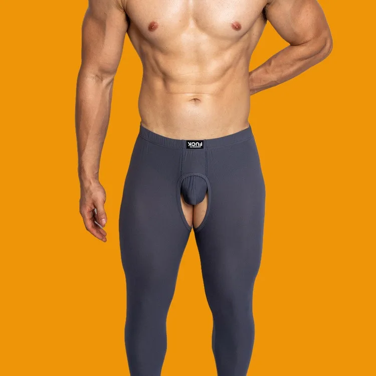 

Мужское нижнее белье с низкой талией, сексуальные полые колготки из тонкого ледяного шелка, дышащее нижнее белье для вечеринок Homme