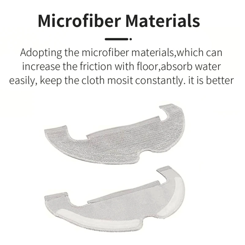 ترقية وظيفية! 16 قطعة ل شاومي دريمي بوت D10 زائد RLS3D روبوت مكنسة كهربائية HEPA تصفية ممسحة القماش الرئيسية الجانب فرشاة الغبار حقيبة