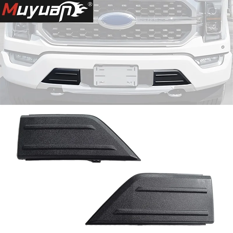 

Пара защитных накладок на передний бампер, вставки, концевая панель для Ford F150 ML3Z-17E810-AA ML3Z-17E811-AA 2021 2022 2023 2024 2025