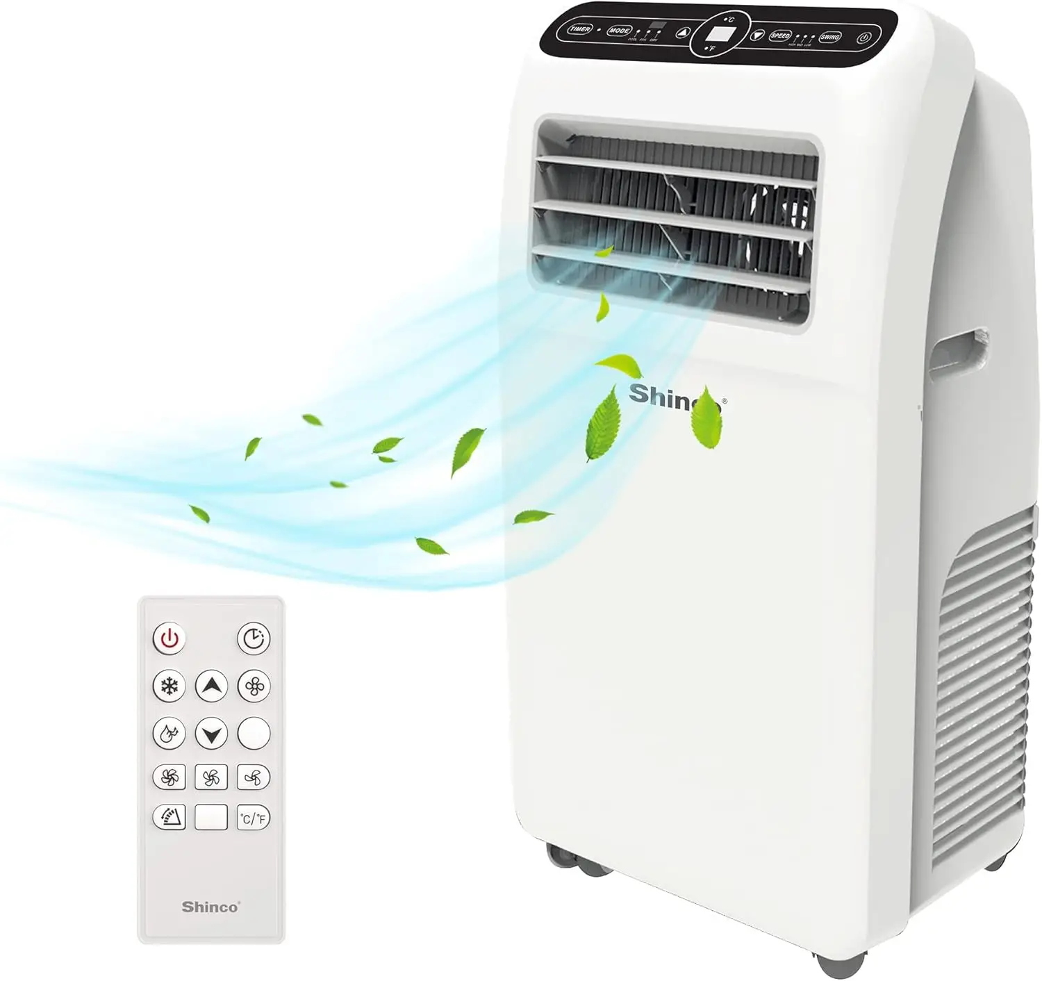 Ar condicionado móvel SHINCO com mangueira de exaustão, 12000BTU, 3,5 kw, resfriamento, ventilação e desumidificação, ar condicionado móvel