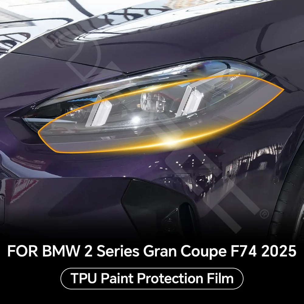 

Headlight Rearview B Pillars TPU Protection Film For BMW 2 Series Gran Coupe F74 2025 Pre-cut PPF Clear Bra Anti-scratch Cover