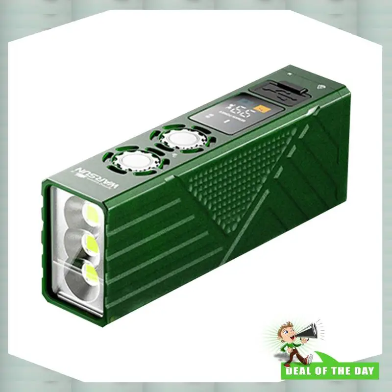 24-Hour Delivery WARSUN X809PRO Rechargeable LED Flashlight Super Bright Portable Multi-Function Light For Automotive Repair& Fo