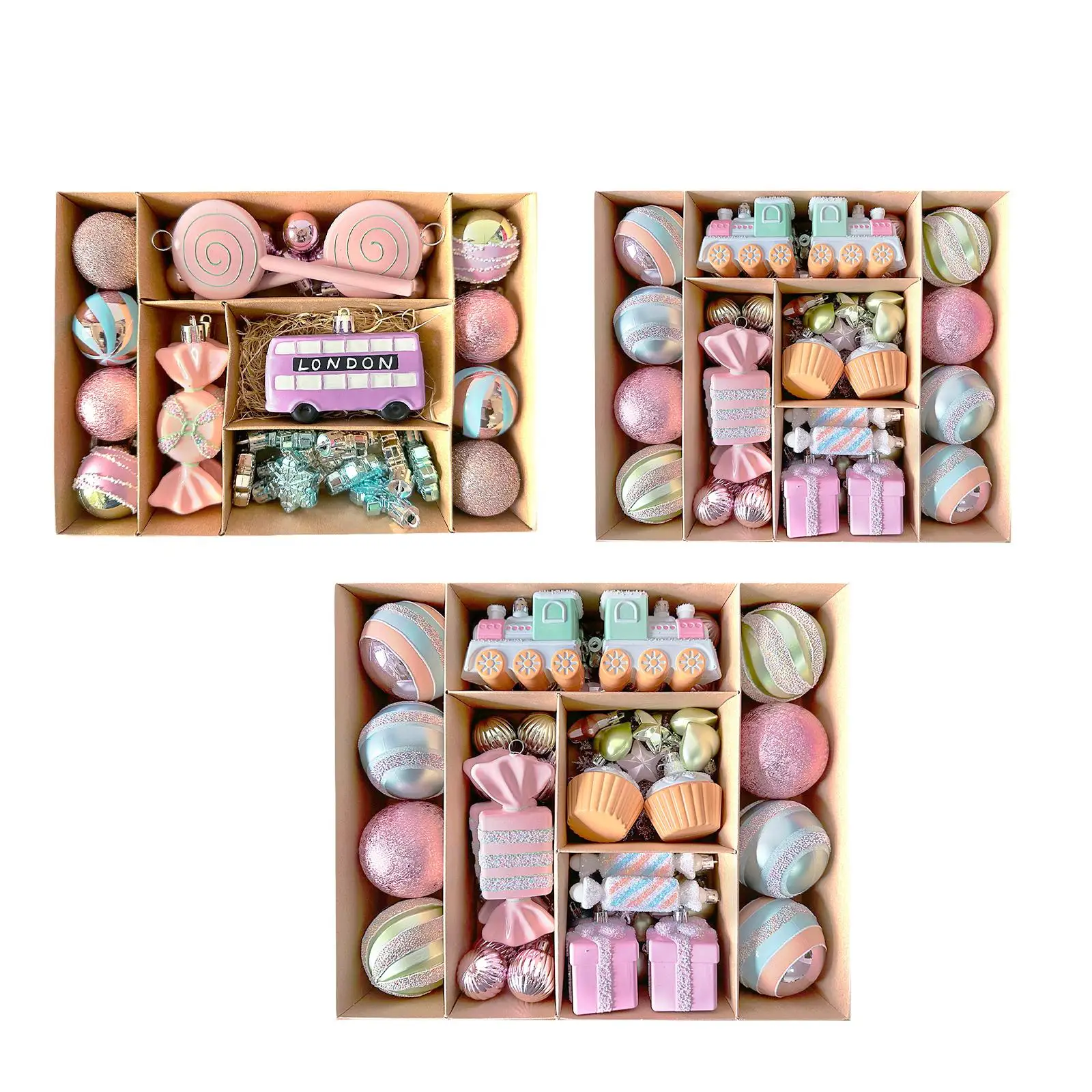 زينة عيد الميلاد المعلقة، زينة عيد الميلاد المختلفة للاحتفال