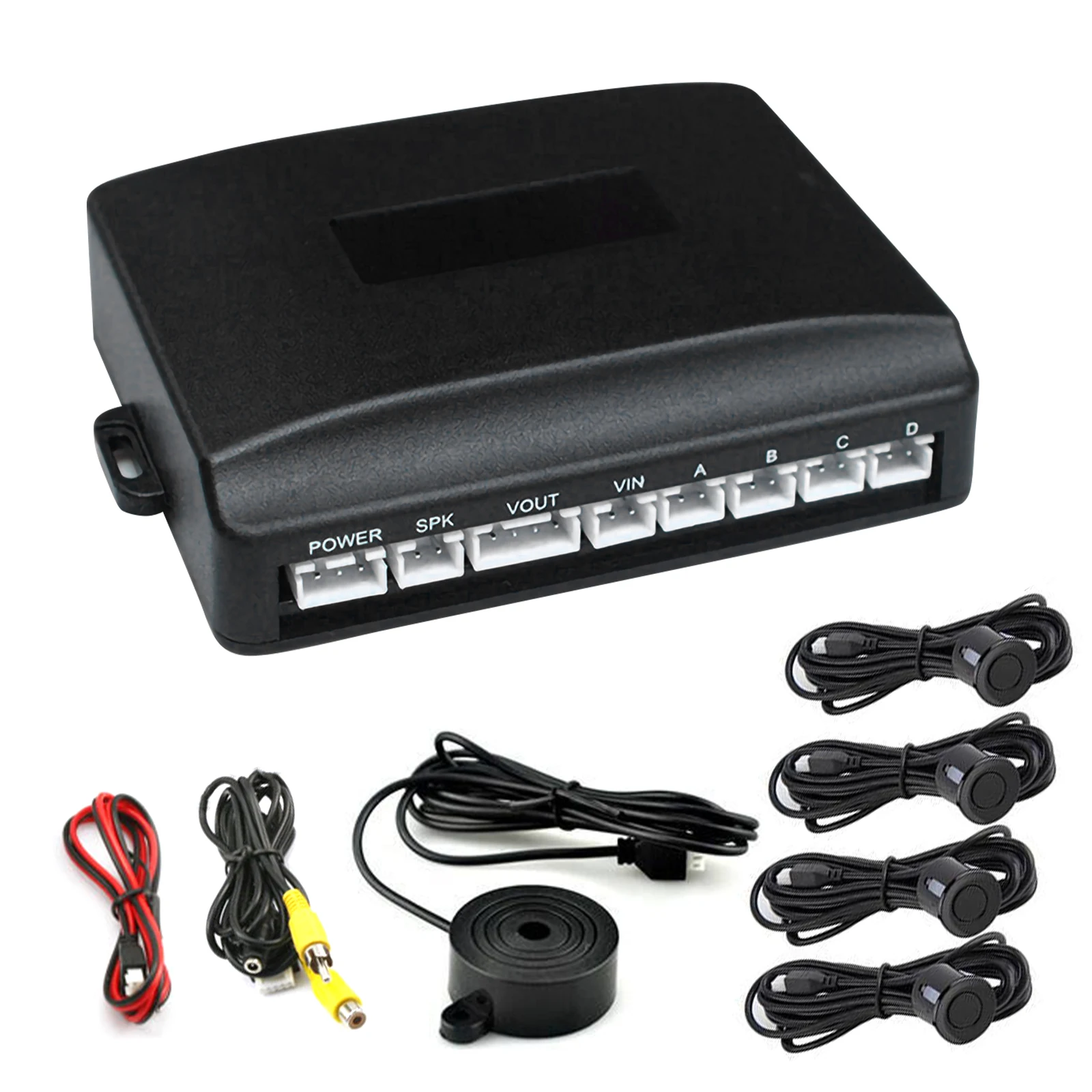 Dual Core CPU Car Video Parking Sensor Reverse Backup Radar Assistance, Auto Parking Monitor Digital Display bibibi