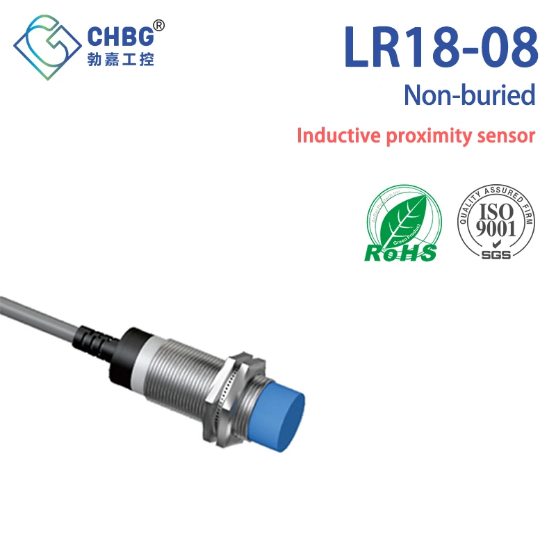 

CHBG LR18 Proximity Switch Inductive Proximity Sensor Detection Switch NPN PNP DC AC NO NC 0-4.5mm Approach Sensor 18mm