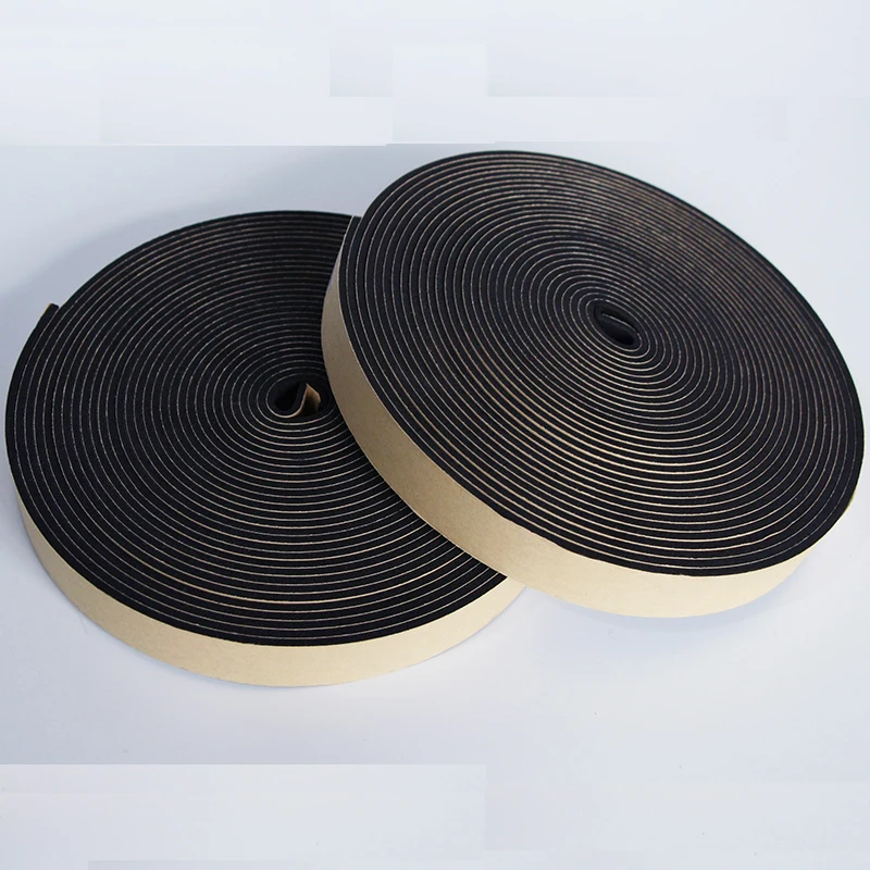 

EPDM Self Adhesive Sponge Seal Strip for Electric Cabinet Soundproof Anti-collision Seal Gasket Door Window Weather Seal Strip