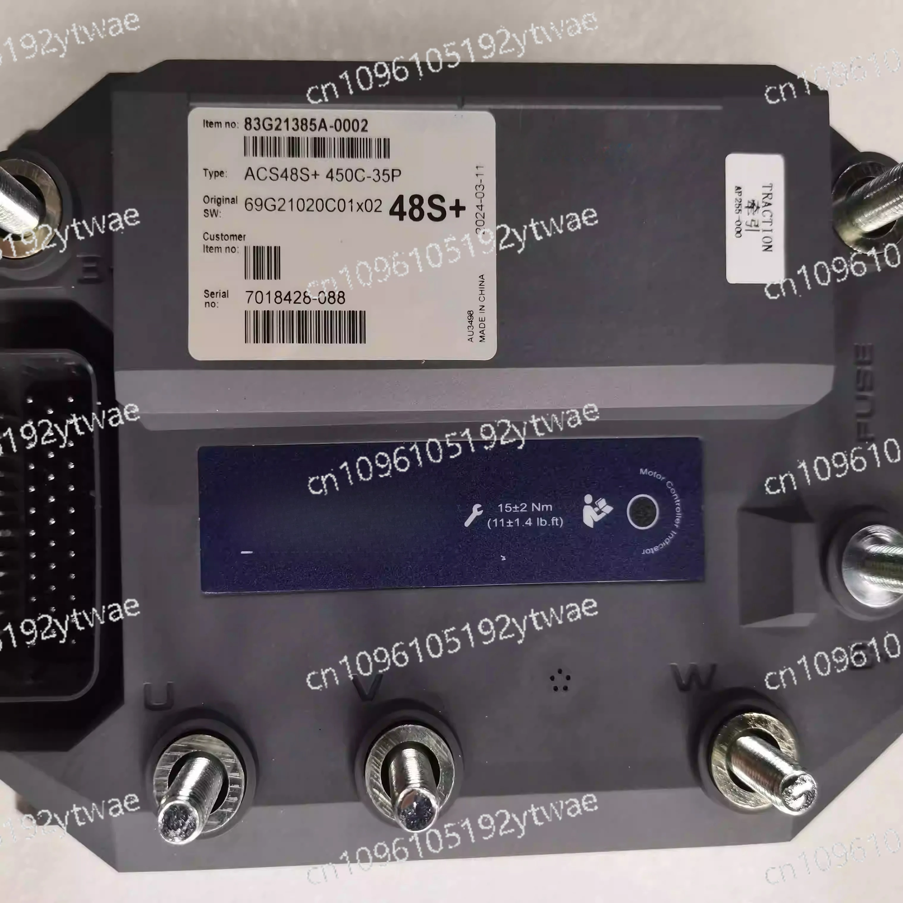 ACS48S + 450C‑35P Controller Assembly, Forklift AC Traction Motor Controller Assembly