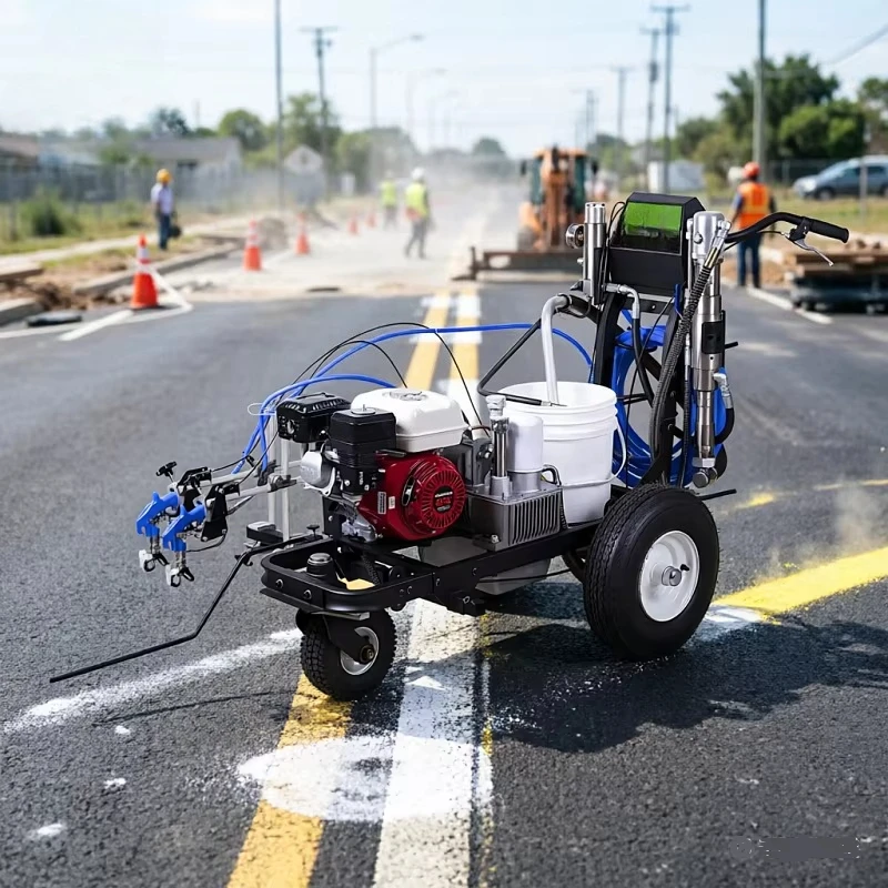 Line Drawing Machine High Quality  Best Price Road Line Marking Machine Cold Paint Sprayer