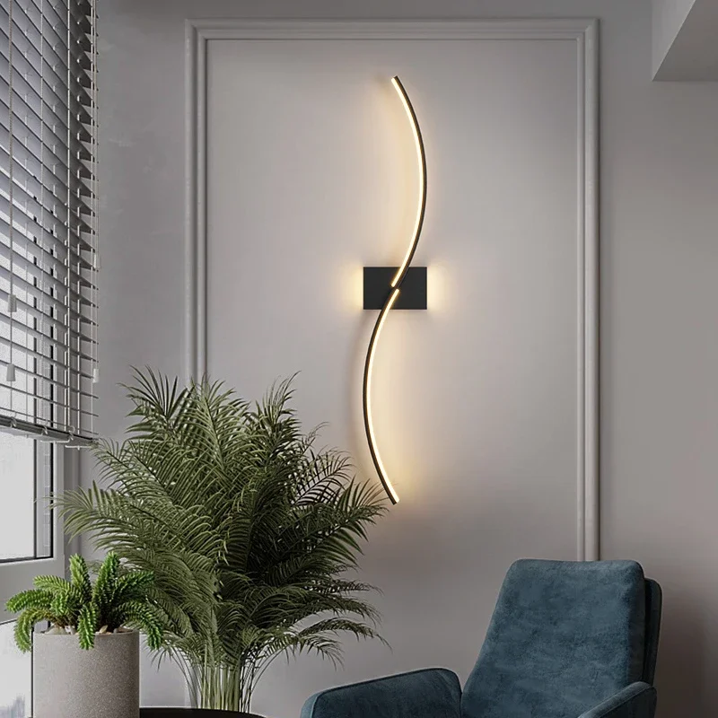

Modern Minimalist LED Wall Lamps for Living Dining Room Bedrooms Corridors Lighting Fixtures Home Decoration Lighting Fixtures