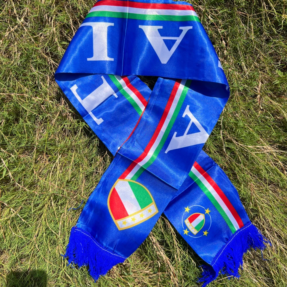 Italy scarf 14x130cm  Italia flag Football Soccer Italy Italian National Flag Scarf sport decora