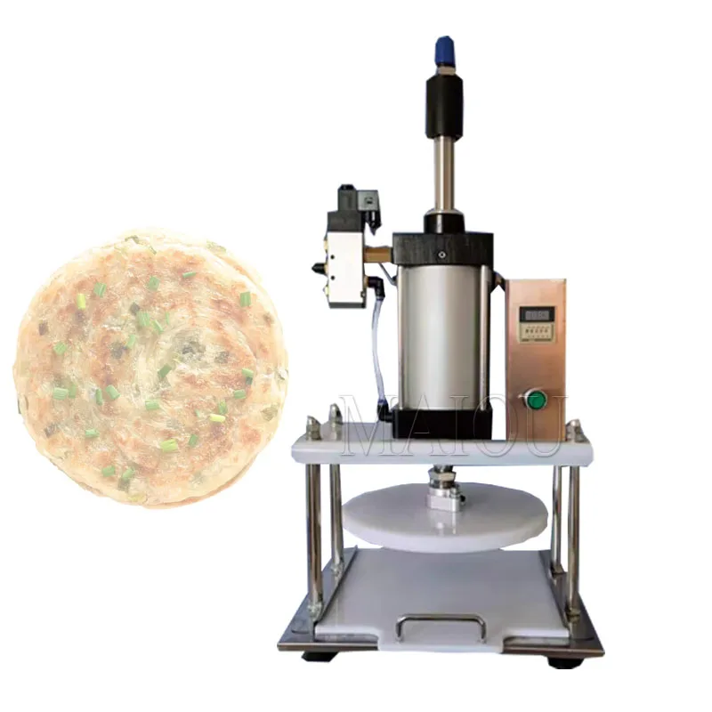 

Pneumatic Pizza Crust Press Maker Pizza Base Forming Machine Pizza Dough Making Machine