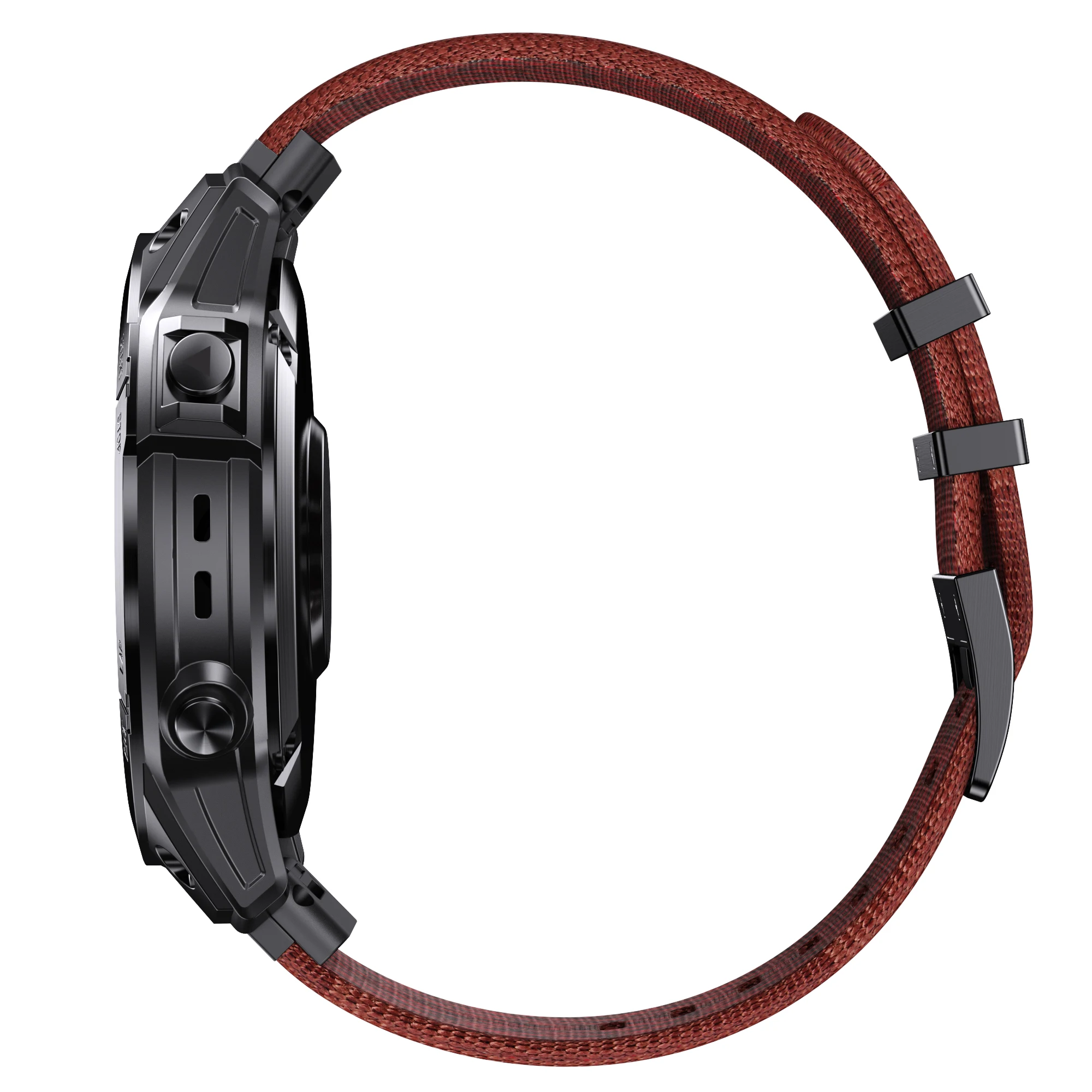 Quick Fit 22mm 26mm Nylon Watch Strap Band for Garmin Fenix 8 47mm 51mm, Epix Pro 47mm 51mm, Fenix 7 7X Pro/6 6X Pro/Fenix 5 5X image 5