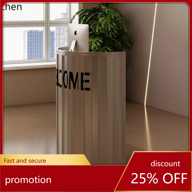 

HT reception desk Clothing store checkout page Small bar Simple checkout desk Cash register table