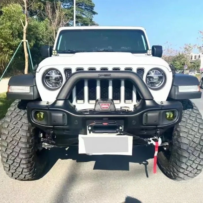 

Suitable for 18-24 Jeep Wrangler AEV Front Bars Gladiator Front Bars JL Wrangler Front grard Carbon steel material