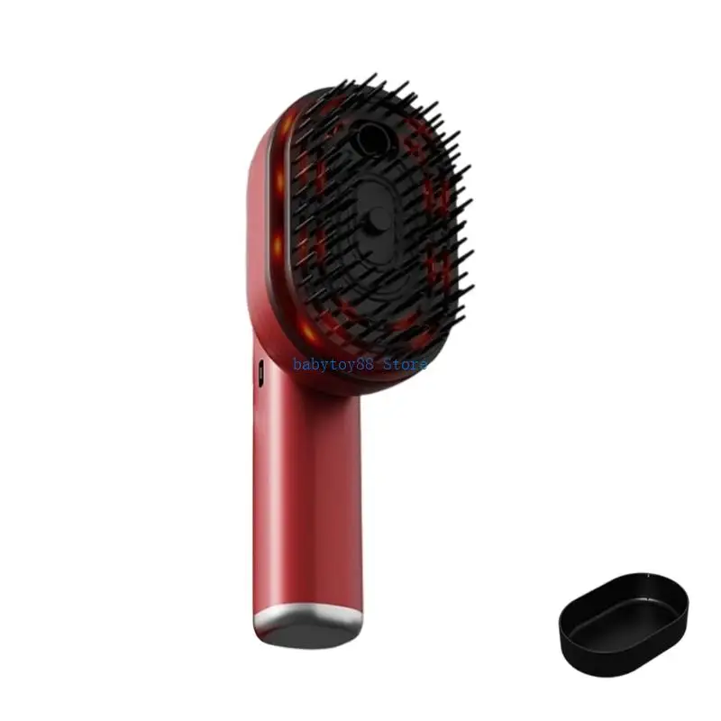 Y4UD Electric Scalp Massager Comb Rechargeable Cordless Hair Care Brush with Liquid Applicator for Daily Scalp Care
