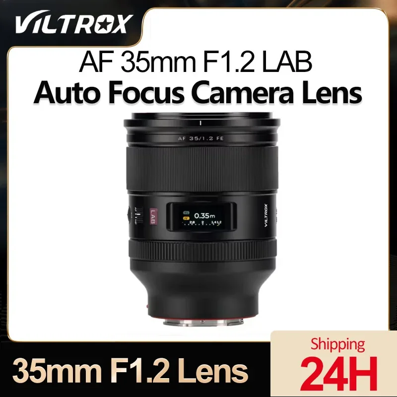Viltrox AF 35mm F1.2 LAB Full Frame Camera Lens for Nikon Z Sony FE Mount Cameras Zve 10 II A7RV A7CR A7C2 A9II A6300
