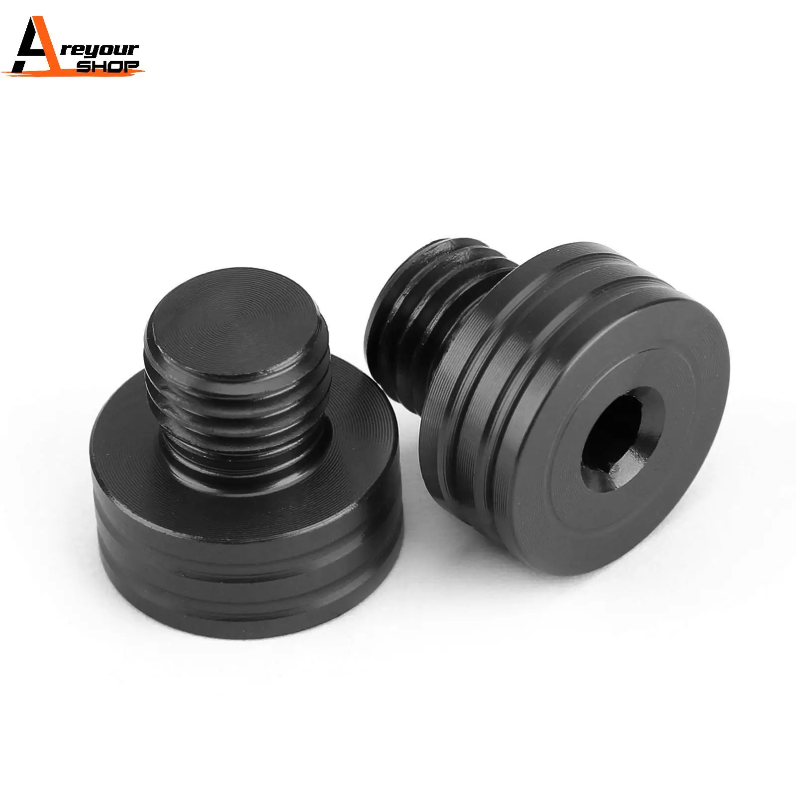 Areyourshop Uniwersalne zaślepki otworów lusterkowych M10 1,25 mm Śruba do BMW R1200GS S1000R s1000xr do Suzuki SV650 do Honda Motor Part