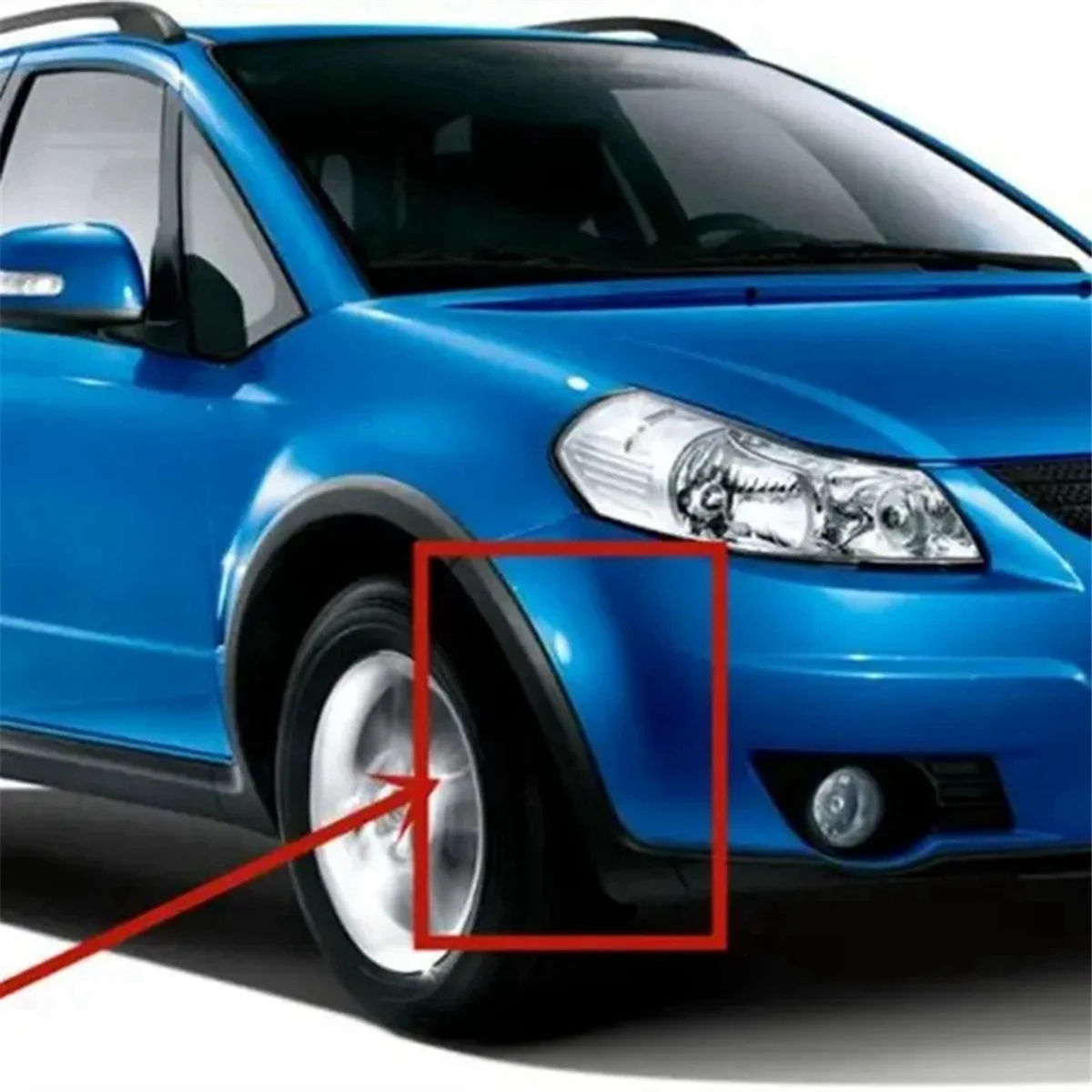 Extension latérale de pare-chocs avant pour magasins de voitures, Suzuki Sx4 URA back, 717uant 80J00