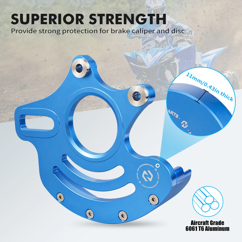 For YFZ450R Brake Caliper Disc Rotor Guard ATV For Yamaha YFZ450R 2009-2023 YFZ450X 2010 2011 450R 450X 450 R X YFZ