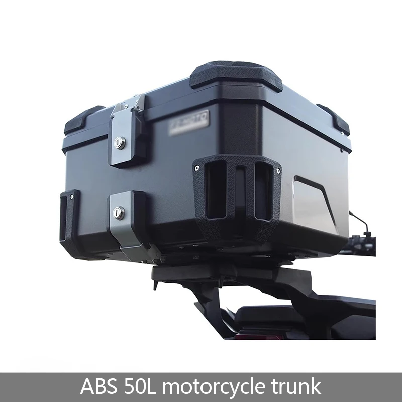 

The 50L/42L large-capacity waterproof trunk of the motorcycle is made of thickened ABS material and is wear-resistant
