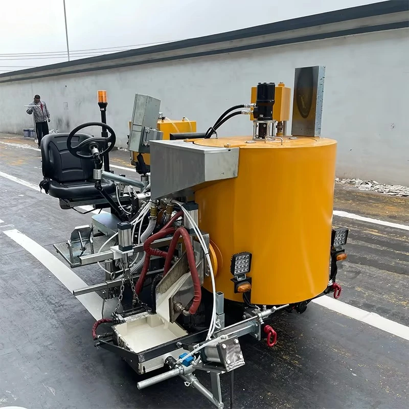 HW-3A Hot Melt Driving Pavement Road Line Marking Thermoplastic Traffic Street Line Painting Machine