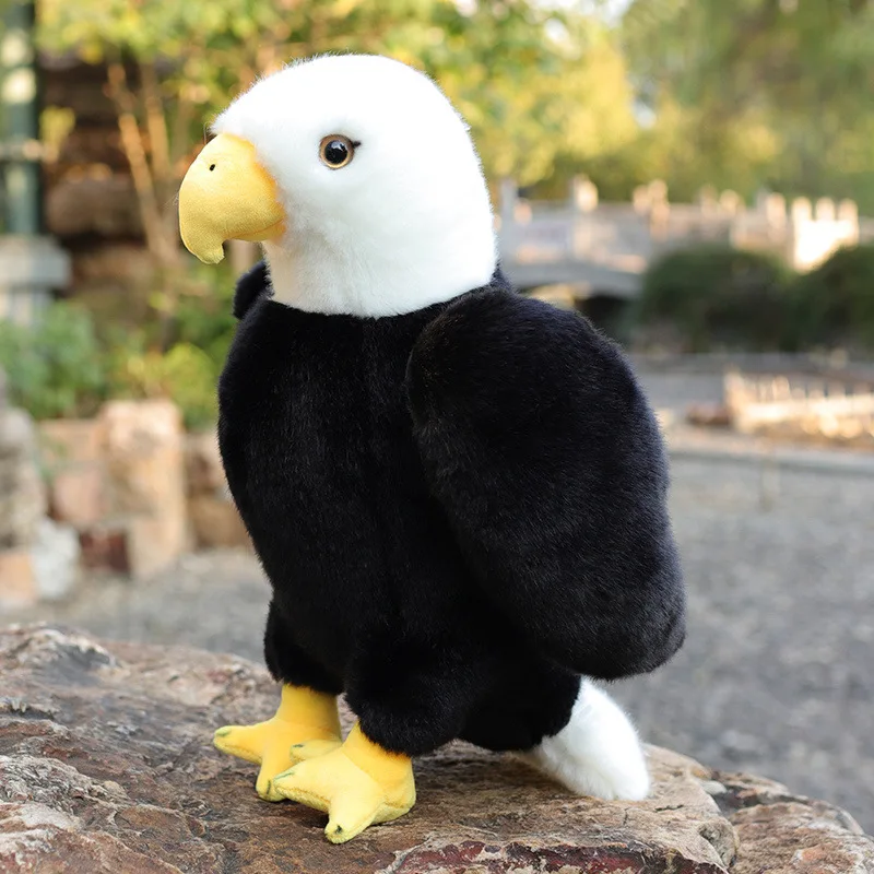 ตุ๊กตานกอินทรีเหมือนจริง ของเล่นนุ่ม ตุ๊กตาสัตว์นุ่มๆ ตกแต่งบ้าน หมอนอิงโซฟา สำหรับเด็ก ของขวัญวันเกิดเด็กผู้ชาย