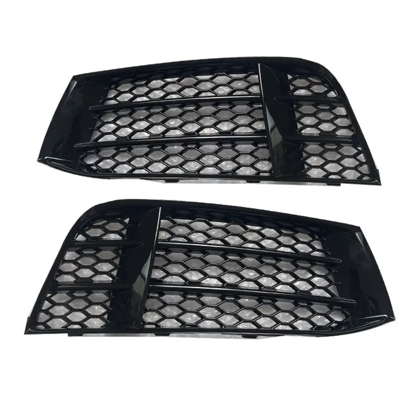 

Подходит для 08-16 Audi A5RS5, бампер, решетка противотуманных фар, ярко-черная рамка, рамка противотуманных фар RS5