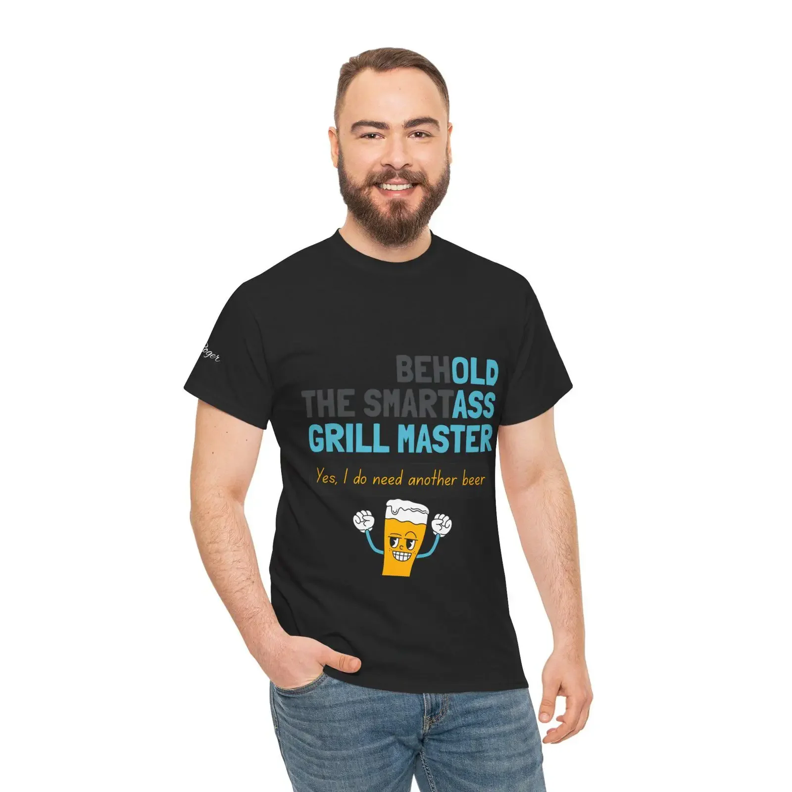 Funny Grill Master T Shirt BBQ Humor Cotton vintage Washed Unisex Versatile Top For Everyday Wear graphic Comfortable homme