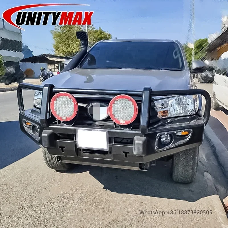 Offroad Bull Bar 4x4 Offroad Accessories For Toyota Hilux Revo Steel Front Bumper