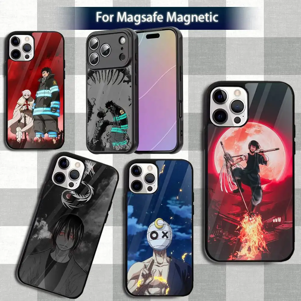 

F-Fire Force B-Benimaru-es Phone Case For iPhone 13,12,15,17,11,16,14,Pro,Max,Plus,Mini,Magsafe,Magnetic Wireless Charging Case