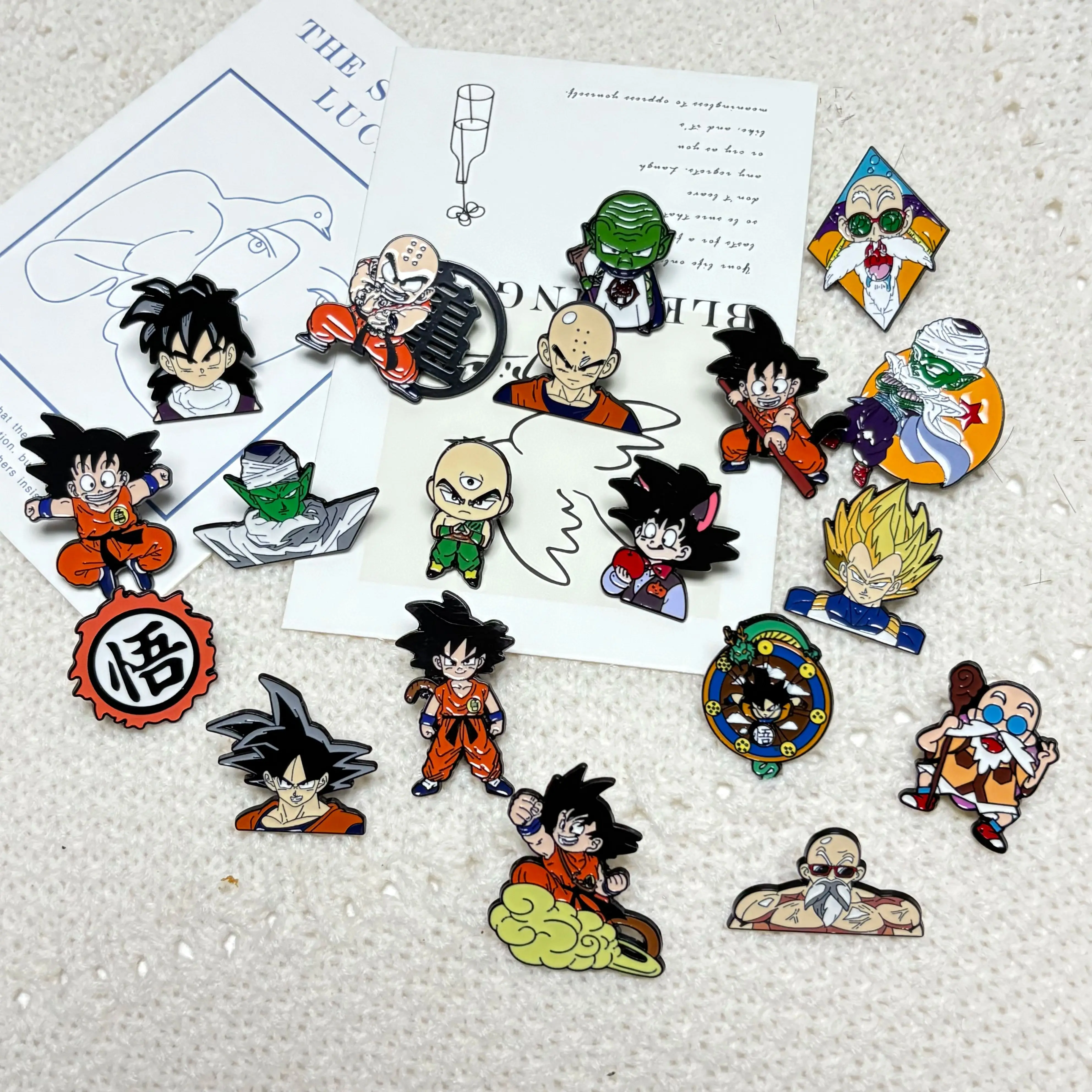 

Anime Funny Cartoon Character Brooch Creative Enamel Pin Metal Badge Clothes Decorative Jewelry Gift for Friends