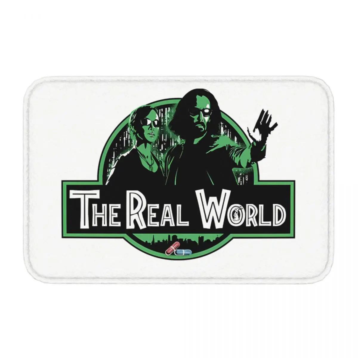 Movie The Matrix Bathroom Non-Slip Carpet The Real World Bedroom Mat Entrance Door Doormat Home Decor Rug